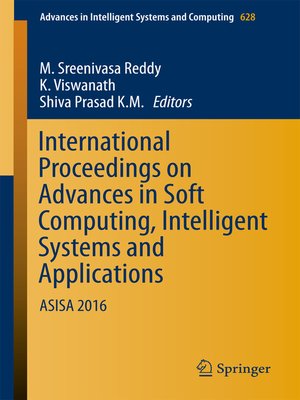 cover image of International Proceedings on Advances in Soft Computing, Intelligent Systems and Applications